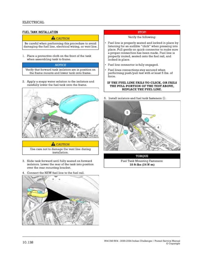Indian Challenger / Pursuit Service Manual service manual preview page 11