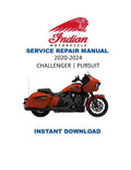 Indian Challenger / Pursuit Service Manual PDF service repair manual cover