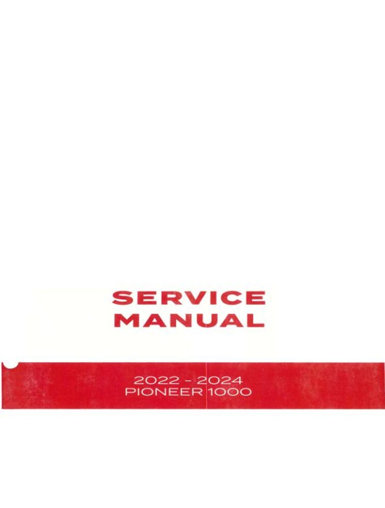 Honda Pioneer SXS1000 Service Manual service manual preview page 2