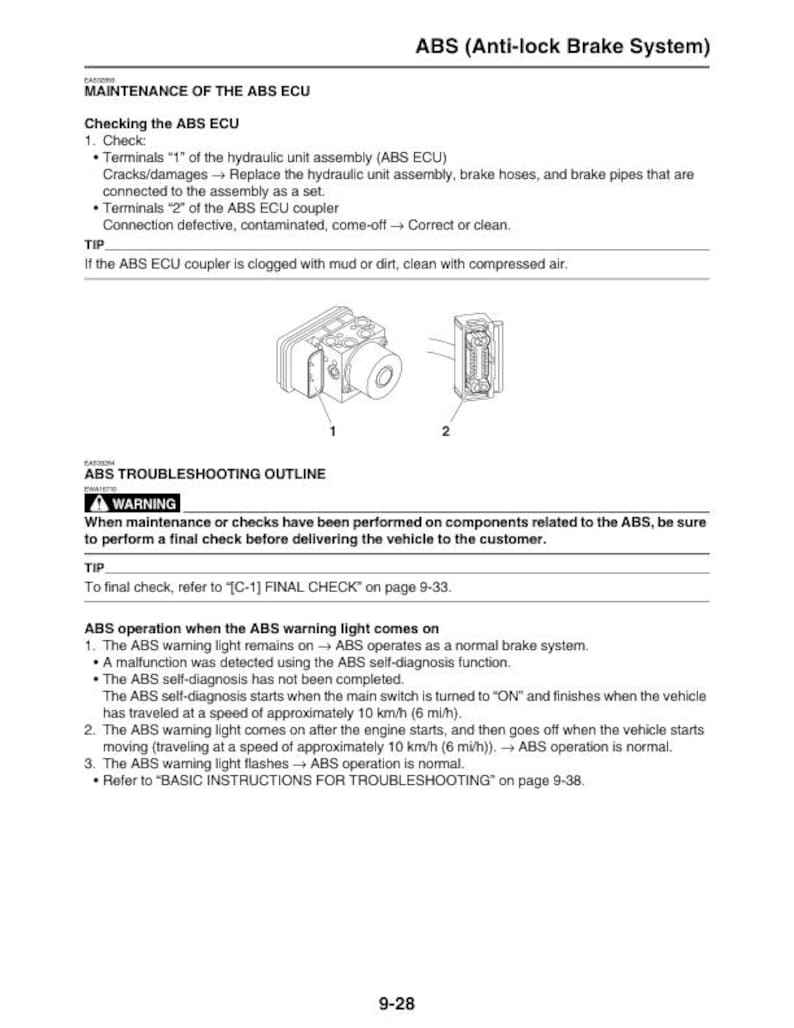 Yamaha MT10 FZ10 Service Manual service manual preview page 9