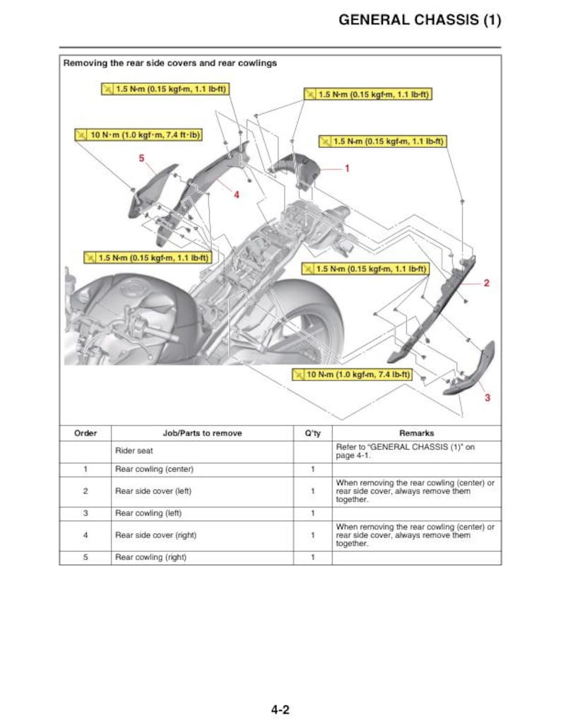 Yamaha MT10 FZ10 Service Manual service manual preview page 4