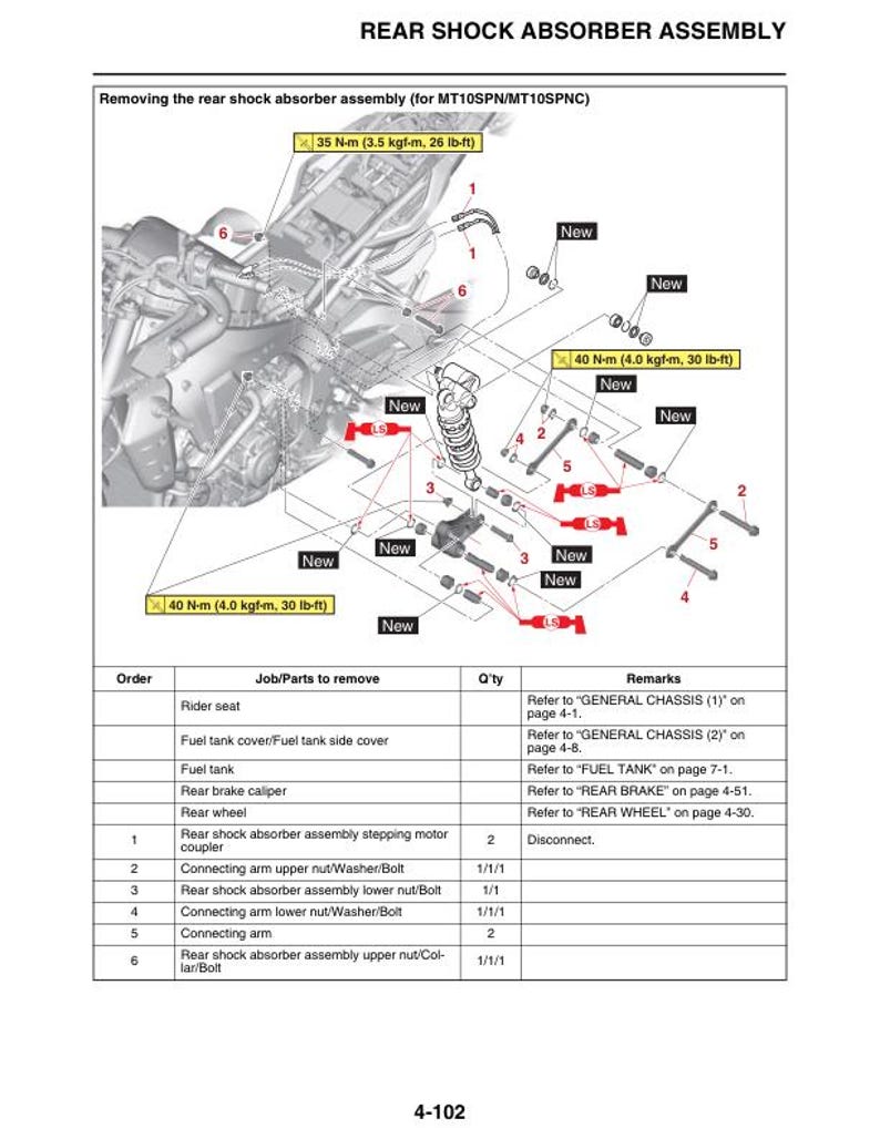 Yamaha MT10 FZ10 Service Manual service manual preview page 6
