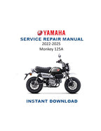 Honda Monkey 125A Service Manual PDF service repair manual cover