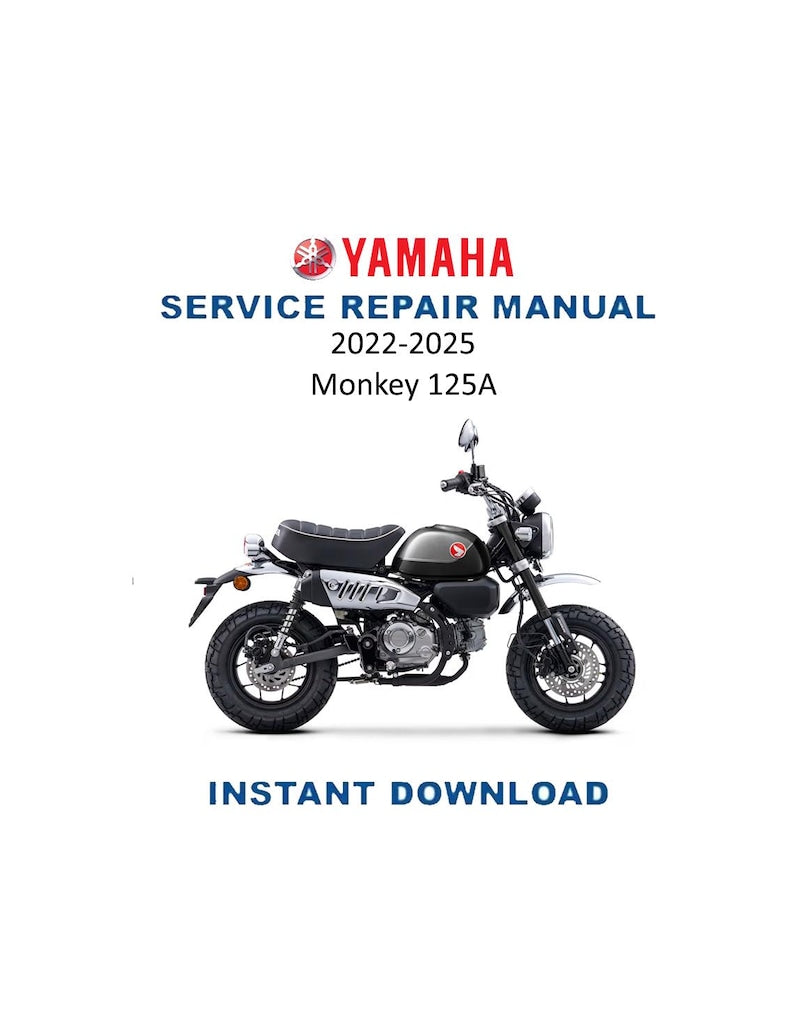 Honda Monkey 125A Service Manual PDF service repair manual cover