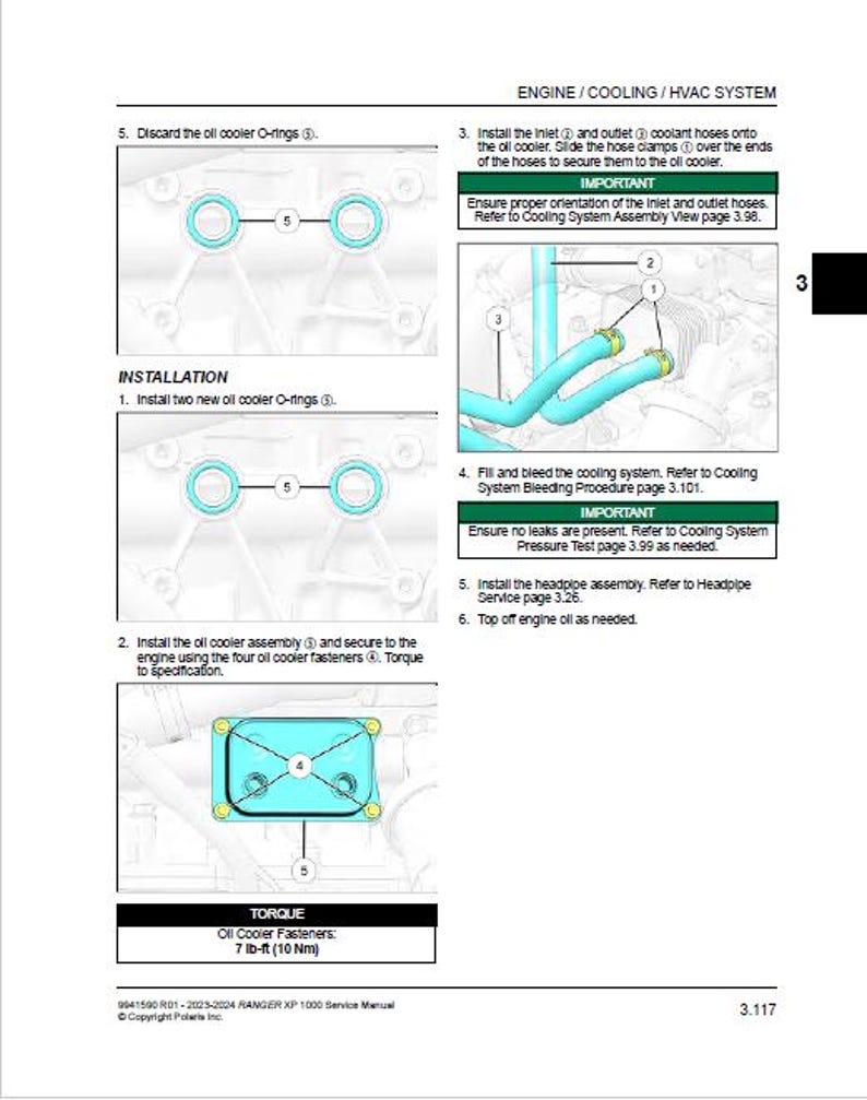 Polaris Ranger XP 1000 Service Manual service manual preview page 6