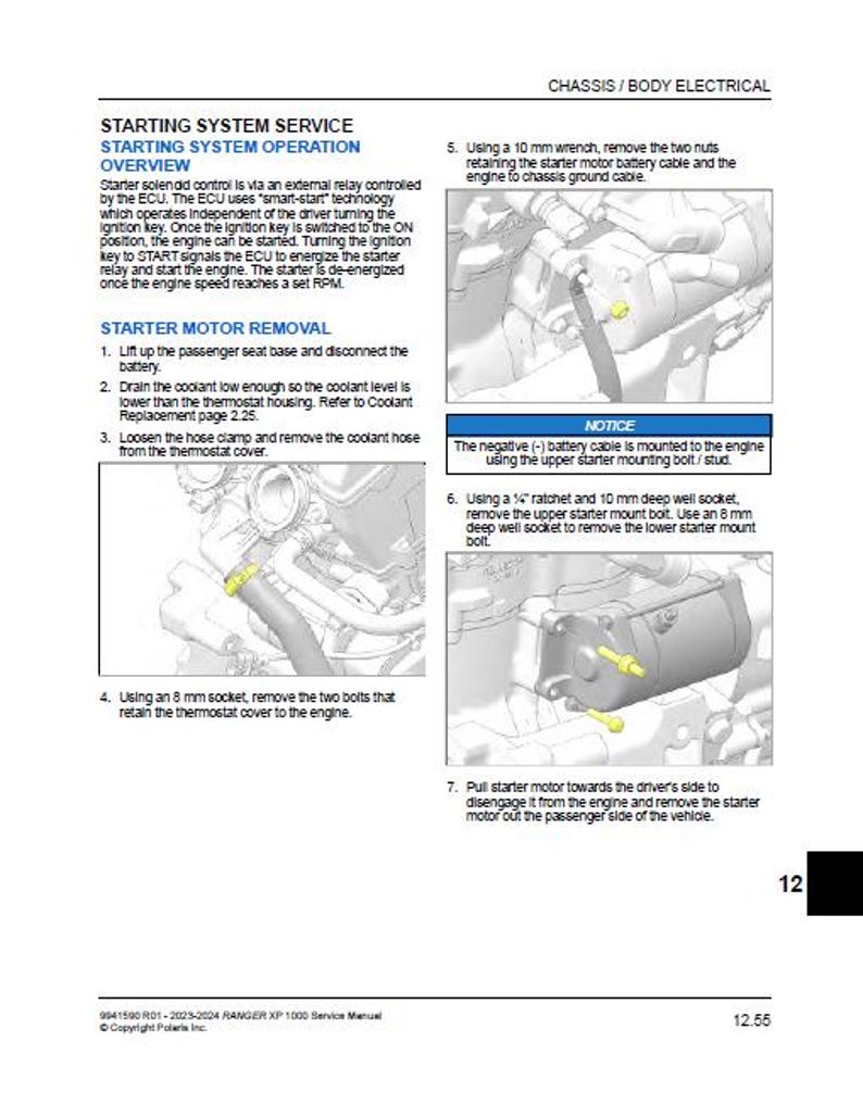 Polaris Ranger XP 1000 Service Manual service manual preview page 4