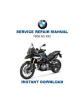 BMW F850 GS K81 Service Manual PDF service repair manual cover