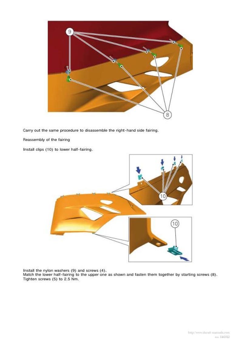 Ducati Panigale S Tricolore 1199 Service Manual service manual preview page 2