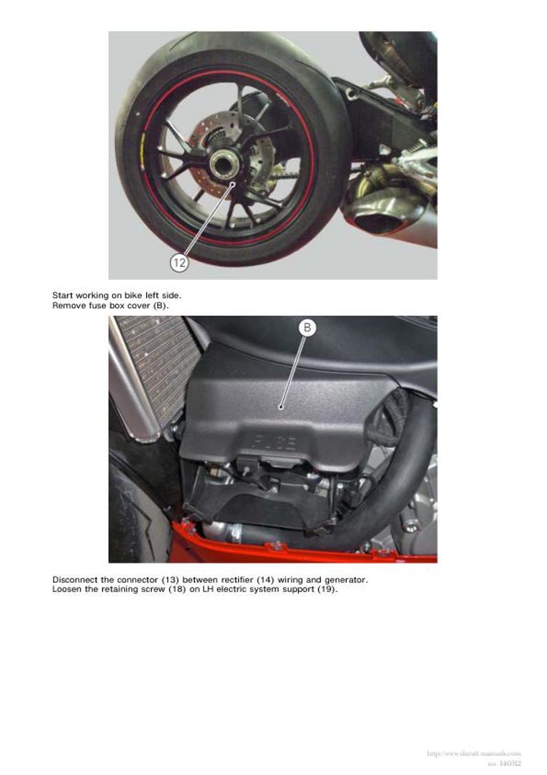 Ducati Panigale S Tricolore 1199 Service Manual service manual preview page 8