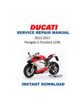 Ducati Panigale S Tricolore 1199 Service Manual PDF service repair manual cover