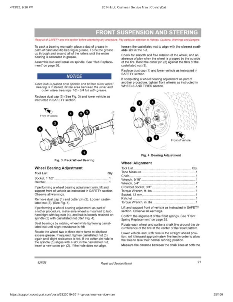 Cushman Hauler Pro 72V Service Manual service manual preview page 5