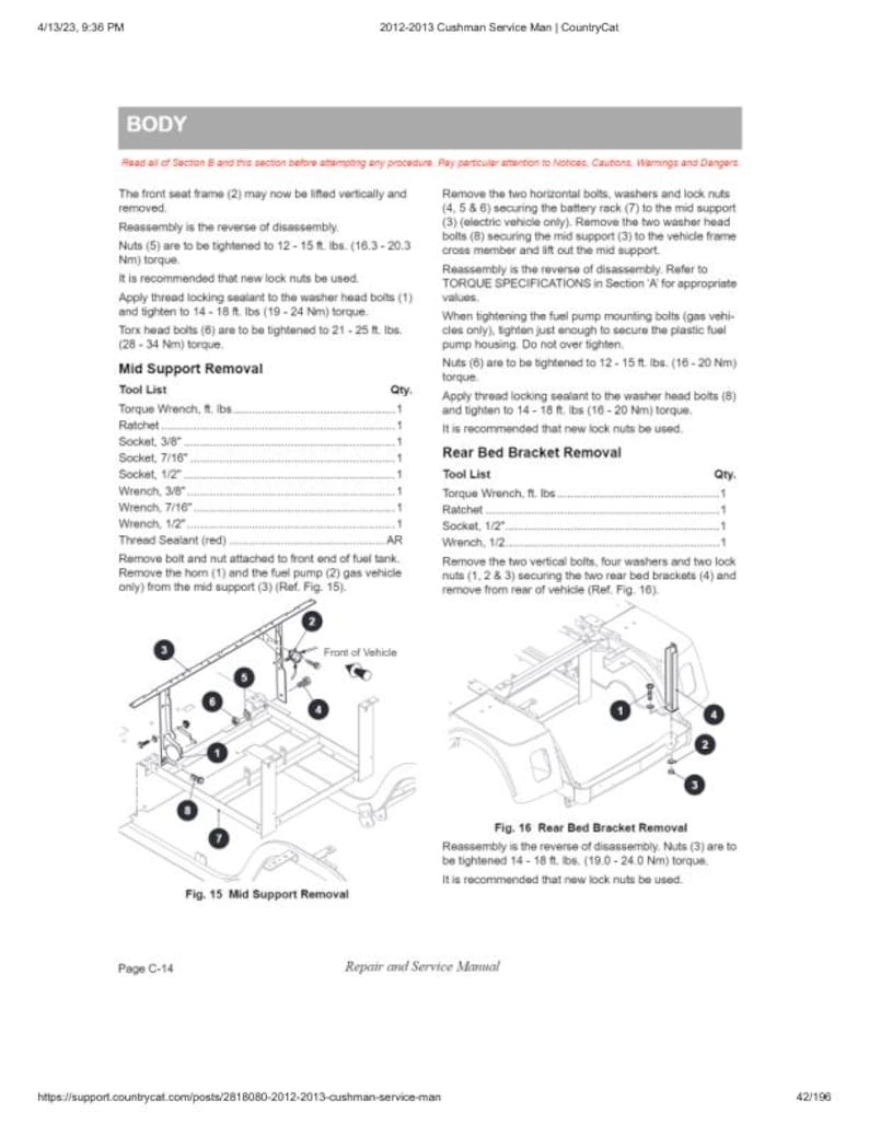 Cushman Electric Shuttle 2 4 6 Service Manual service manual preview page 4