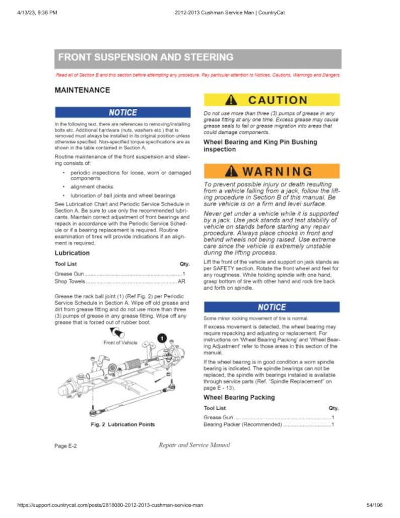 Cushman Electric Shuttle 2 4 6 Service Manual service manual preview page 5
