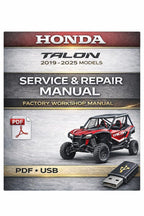 Honda Talon 1000 Service Manual service manual preview page 2