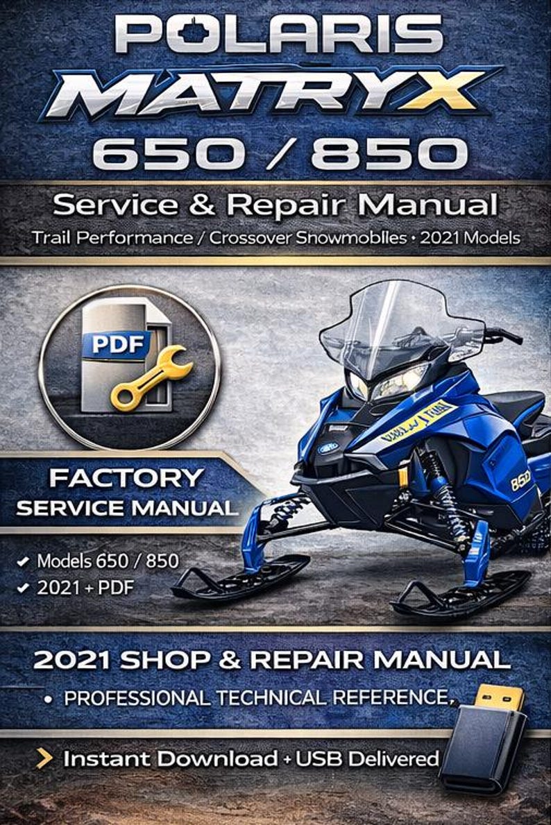 2021-2025 Polaris MATRYX Indy Switchback XCR 650 850 Service Manual service manual preview page 2