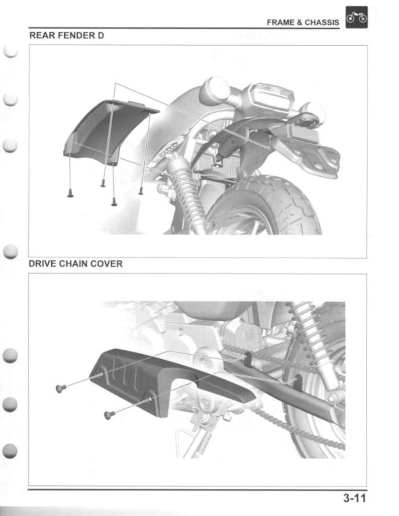 Honda Monkey 125A Service Manual service manual preview page 8