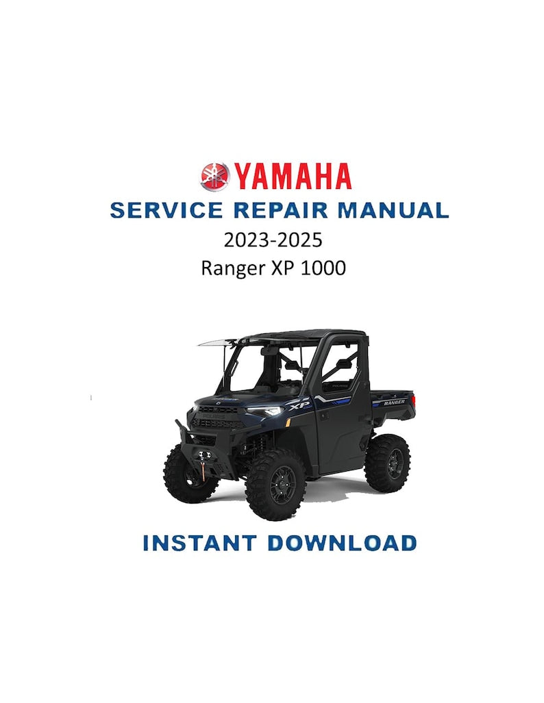 Polaris Ranger XP 1000 Service Manual PDF service repair manual cover