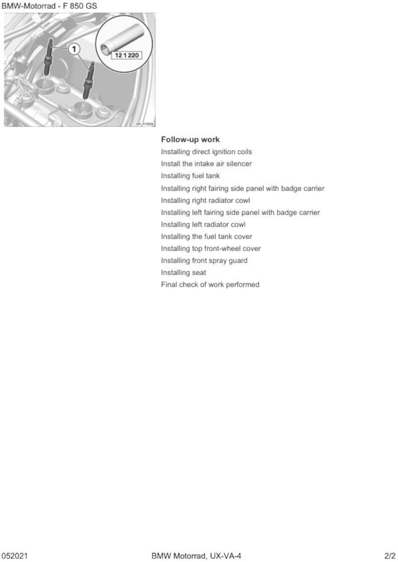 BMW F850 GS K81 Service Manual service manual preview page 5