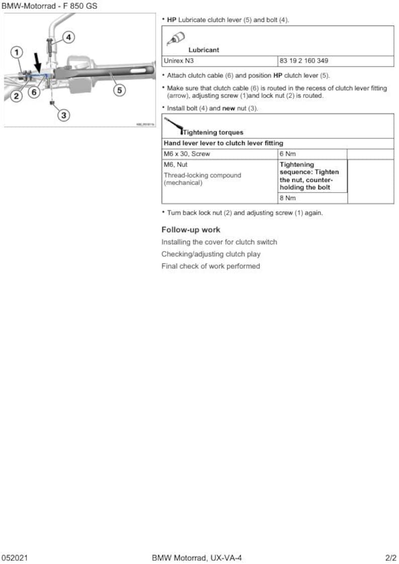 BMW F850 GS K81 Service Manual service manual preview page 10