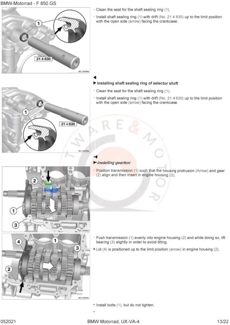 BMW F850 GS K81 Service Manual service manual preview page 3