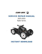 Can Am Ryker Series Service Manual PDF service repair manual cover