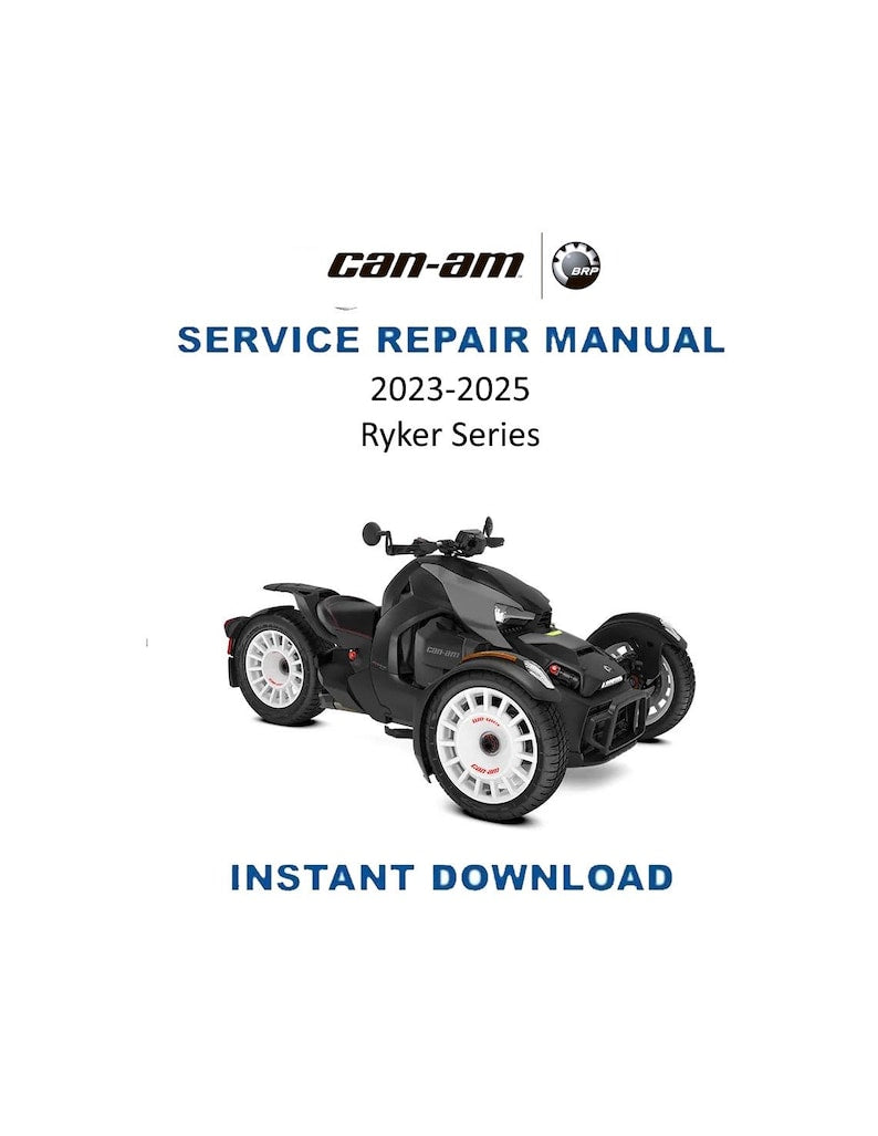 Can Am Ryker Series Service Manual PDF service repair manual cover