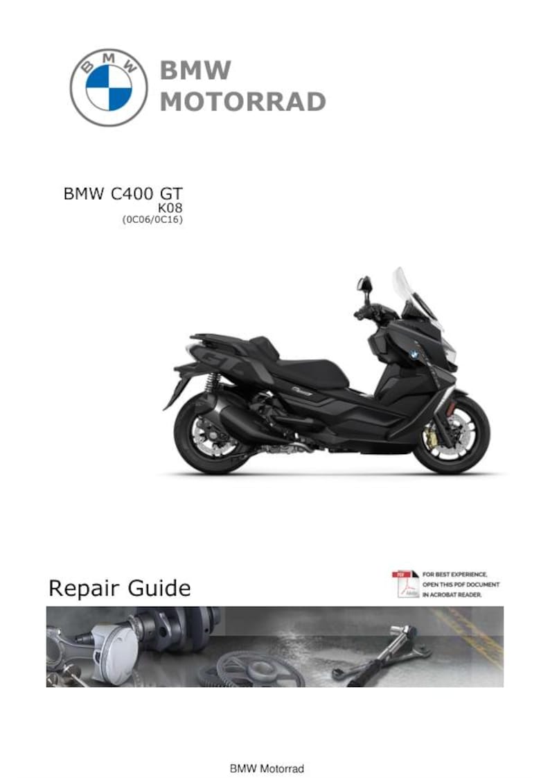 BMW C400 GT K08 Service Manual service manual preview page 2