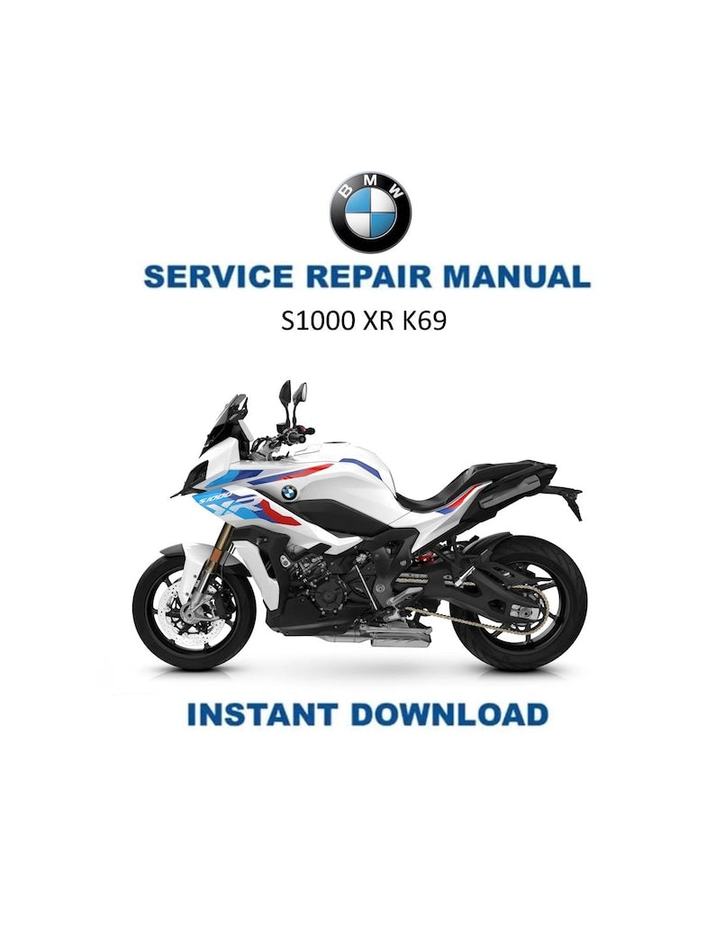 BMW S1000 XR K69 Service Manual PDF service repair manual cover