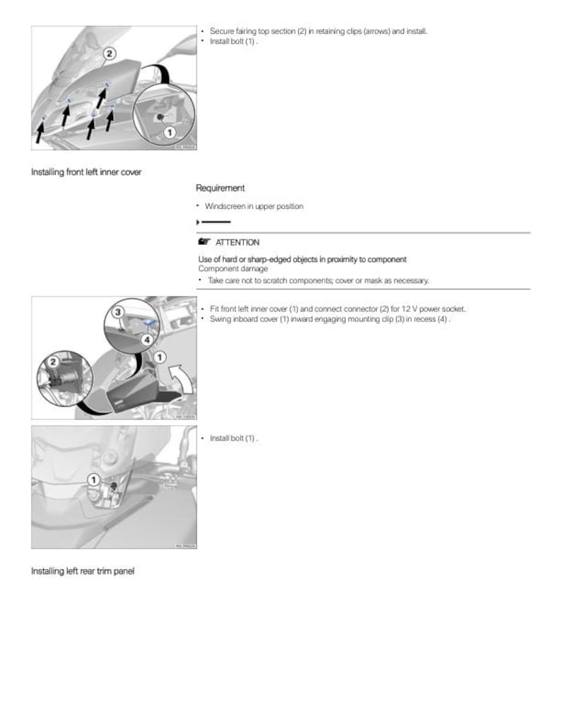 BMW S1000 XR K69 Service Manual service manual preview page 7