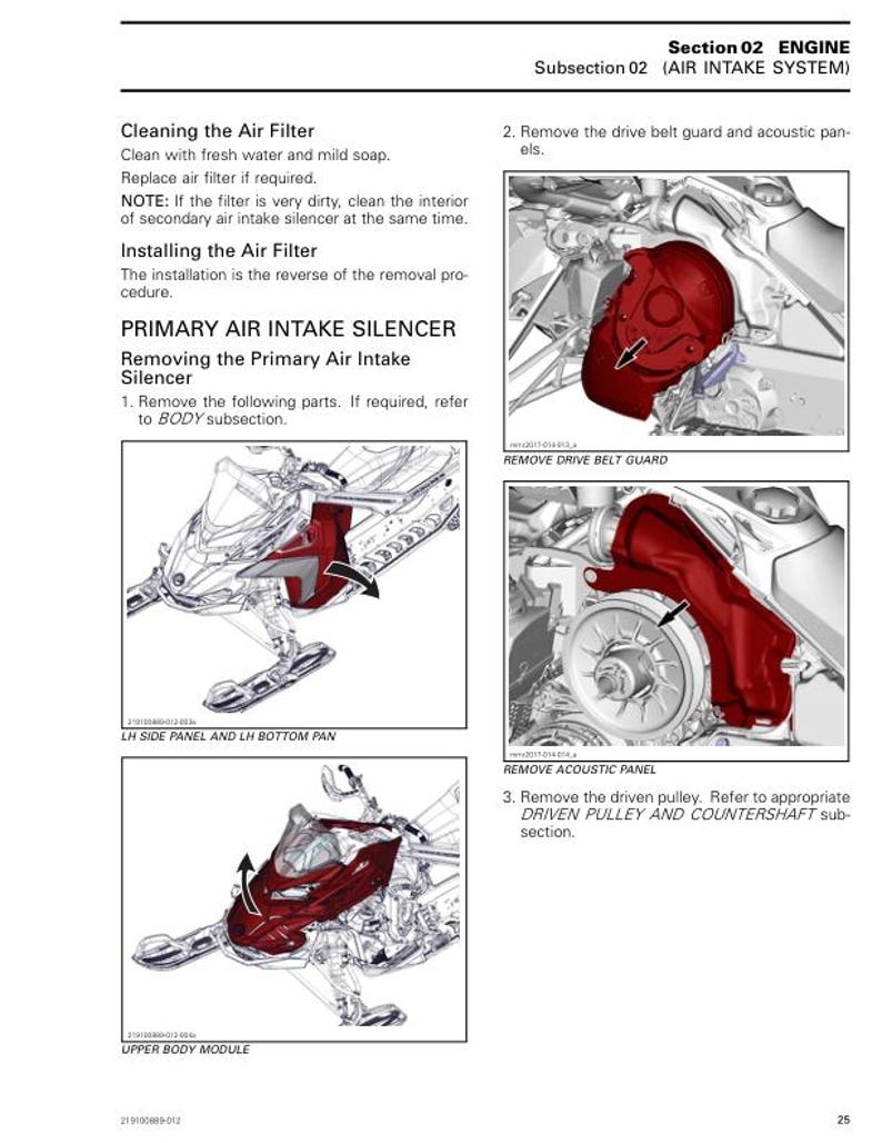 Lynx RAVE RE Enduro 600 850 Service Manual service manual preview page 3