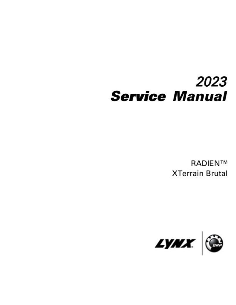 Lynx XTerrain Brutal 850 Service Manual service manual preview page 2