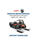 Lynx XTerrain Series 600 850 Service Manual PDF service repair manual cover