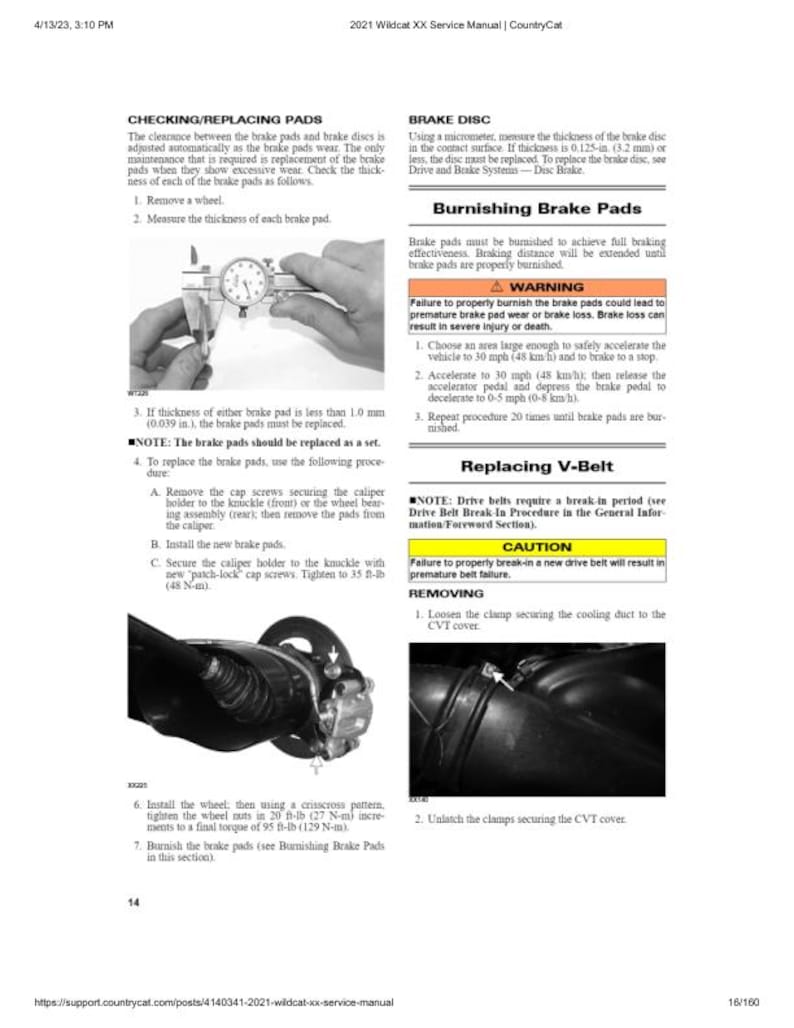 2021 Arctic Cat Wildcat XX Service Manual service manual preview page 4