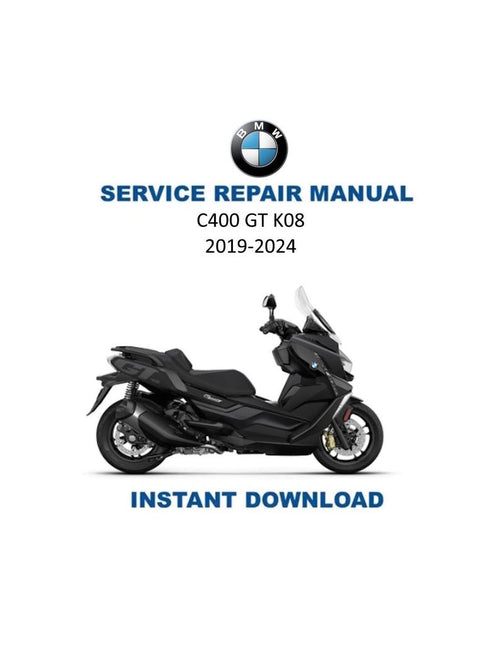 BMW C400 GT K08 Service Manual PDF service repair manual cover