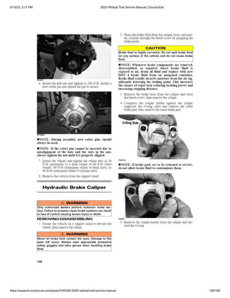 2020 Arctic Cat Wildcat Trail Service Manual service manual preview page 9