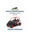 2019 Textron (Arctic Cat) Wildcat Trail Service Manual PDF service repair manual cover