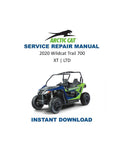 2020 Arctic Cat Wildcat Trail Service Manual PDF service repair manual cover