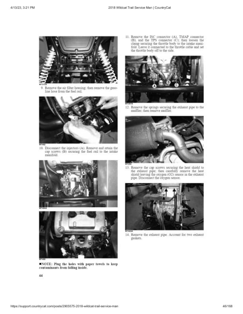 2018 Textron (Arctic Cat) Wildcat Trail Service Manual service manual preview page 6