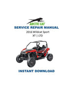 2016 Arctic Cat Wildcat Sport 700 Service Manual PDF service repair manual cover