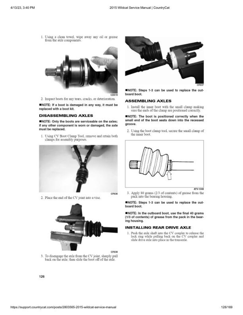 2015 Arctic Cat Wildcat Sport 700 Service Manual service manual preview page 9