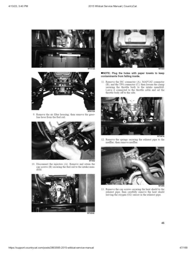 2015 Arctic Cat Wildcat Sport 700 Service Manual service manual preview page 5