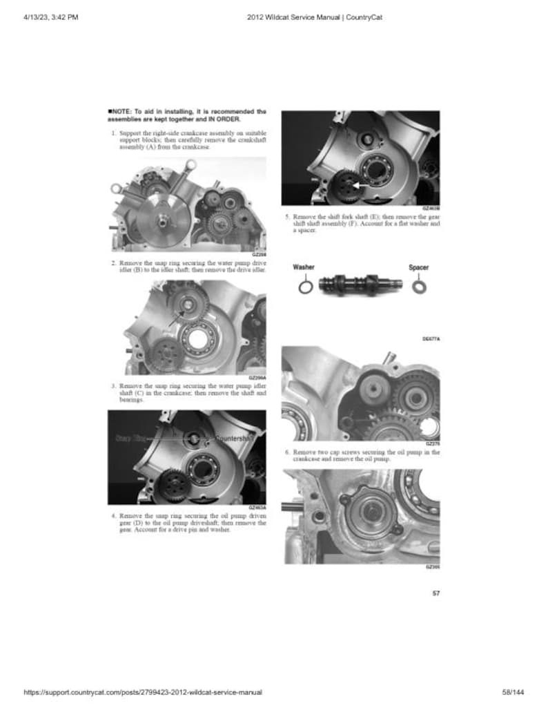 Arctic Cat Wildcat 1000 Service Manual service manual preview page 6