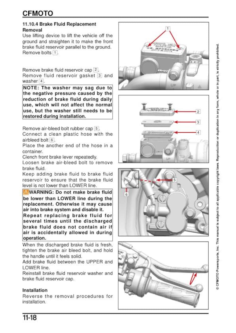 CFMOTO PAPIO CL 125 Service Repair Manual service manual preview page 6