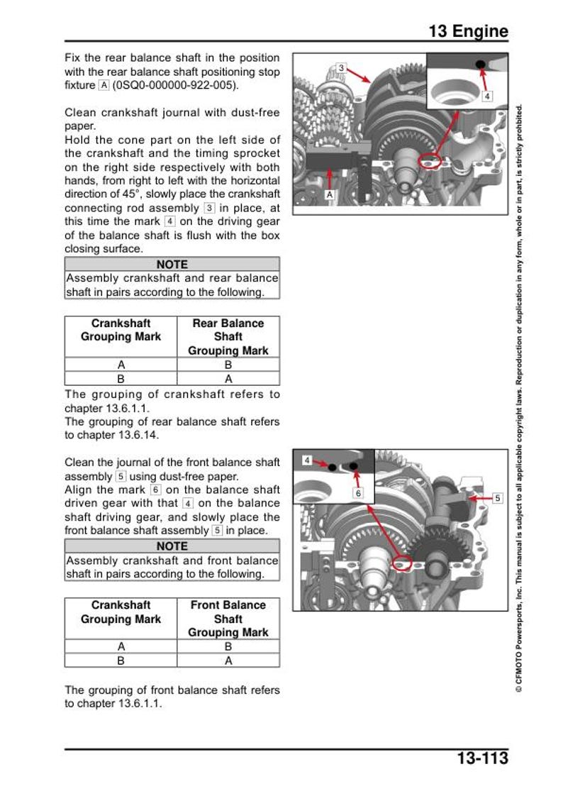 CFMOTO IBEX 450 Service Repair Manual service manual preview page 10