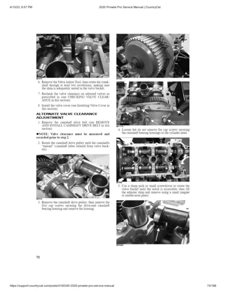 2020 Arctic Cat Prowler Pro Service Manual service manual preview page 7