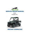 2020 Arctic Cat Prowler Pro Service Manual PDF service repair manual cover