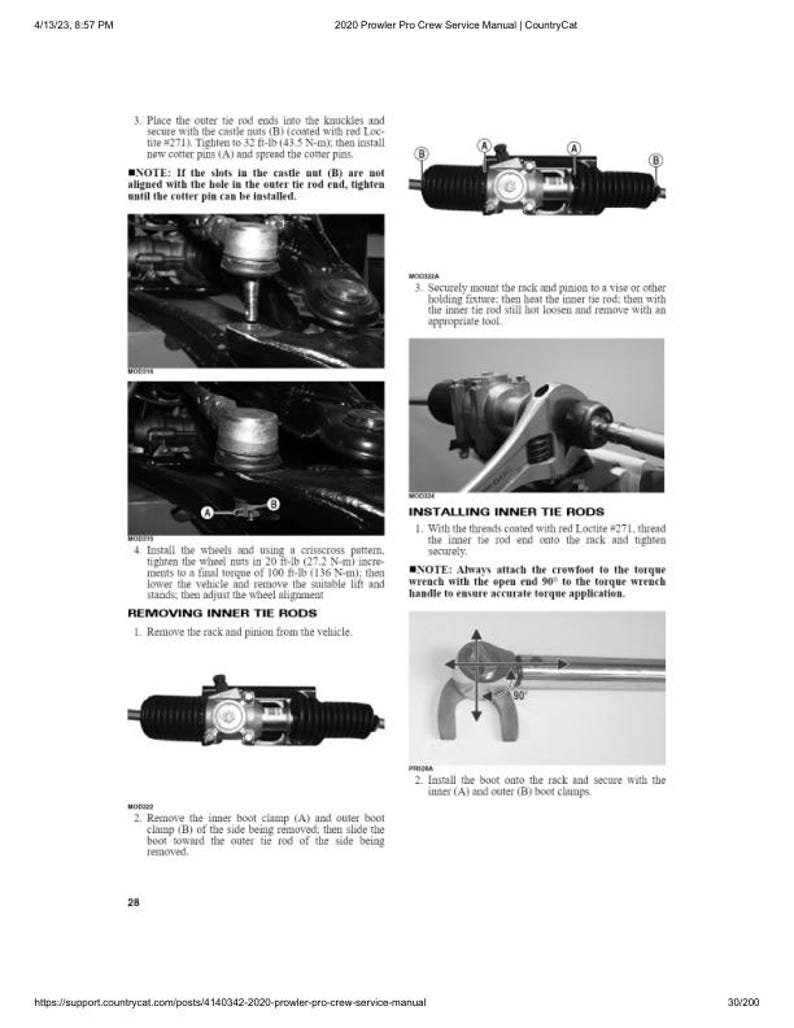 2020 Arctic Cat Prowler Pro CREW Service Manual service manual preview page 5