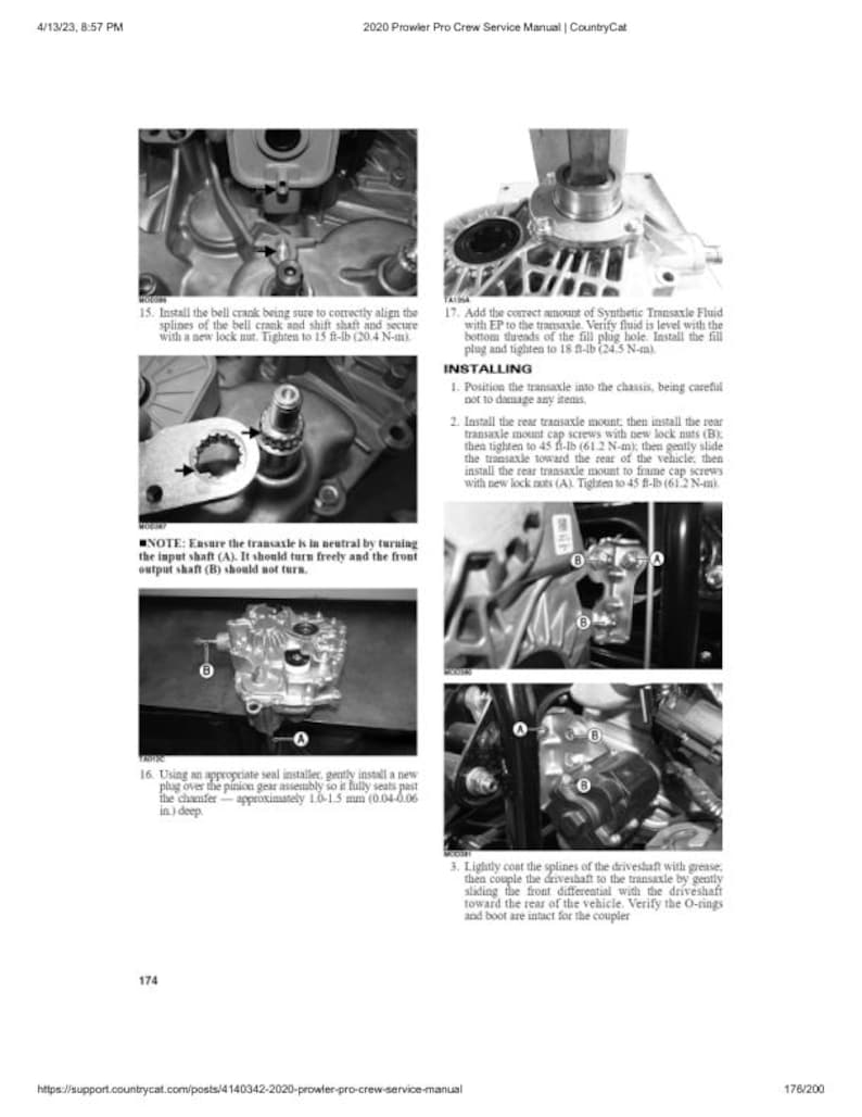 2020 Arctic Cat Prowler Pro CREW Service Manual service manual preview page 9