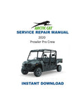 2020 Arctic Cat Prowler Pro CREW Service Manual PDF service repair manual cover