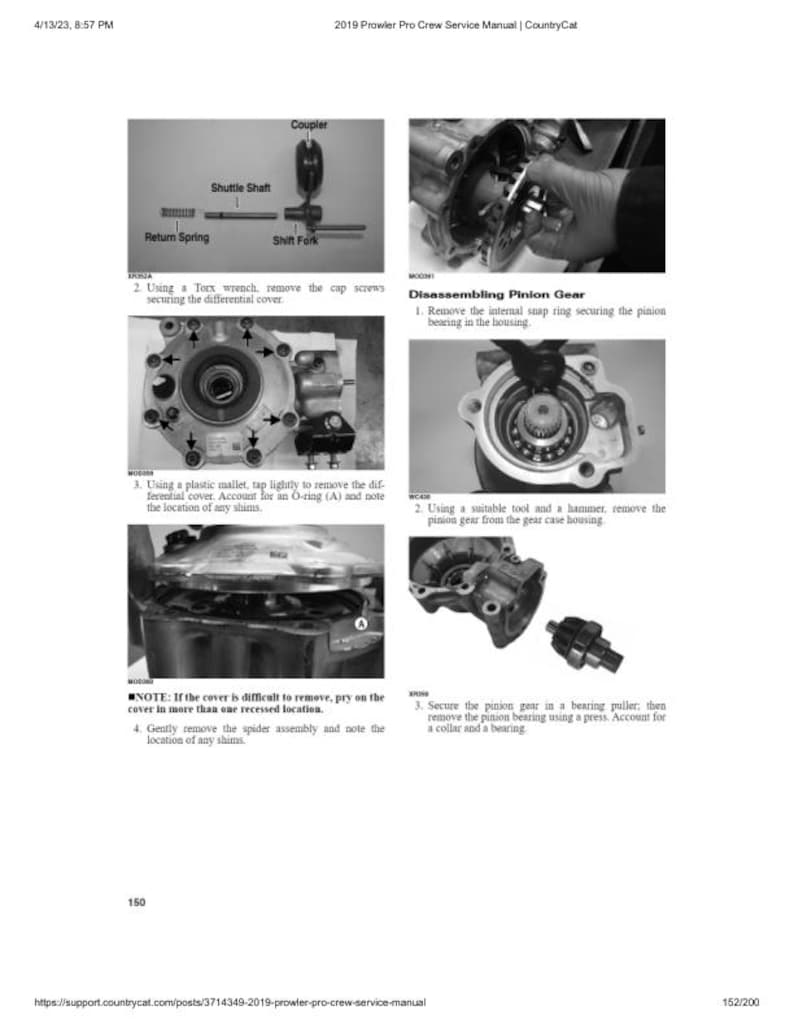 2019 Textron (Arctic Cat) Prowler Pro CREW Service Manual service manual preview page 8